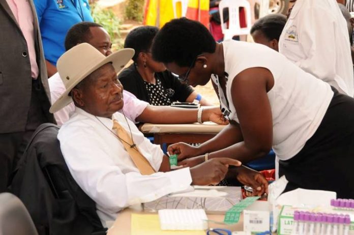 Museveni HIV Test